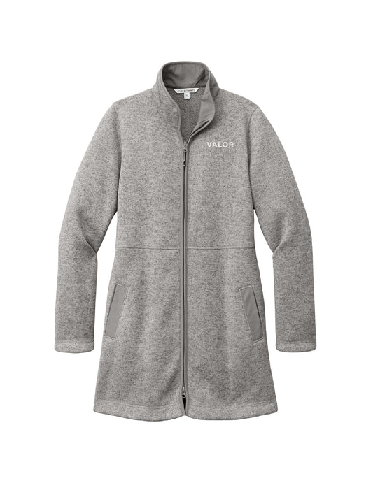 VC224. Port Authority® Ladies Arc Sweater Fleece Long Jacket
