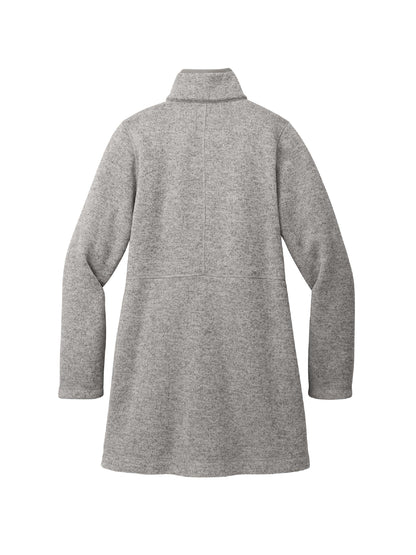 VC224. Port Authority® Ladies Arc Sweater Fleece Long Jacket