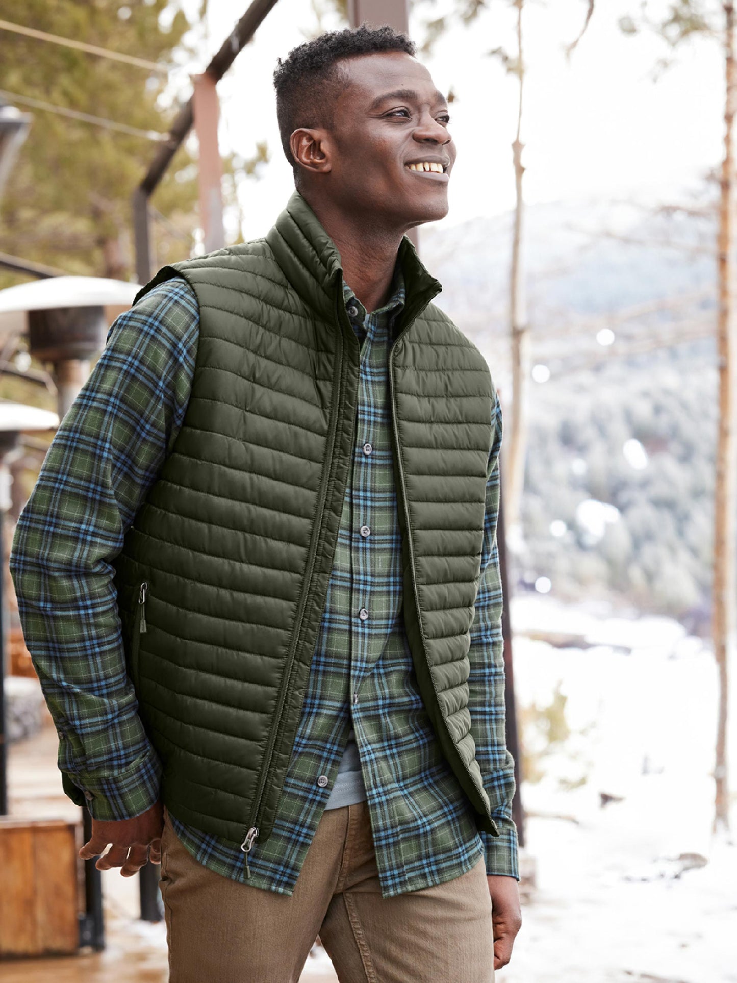 VC157. Eddie Bauer® Packable Quilted Vest