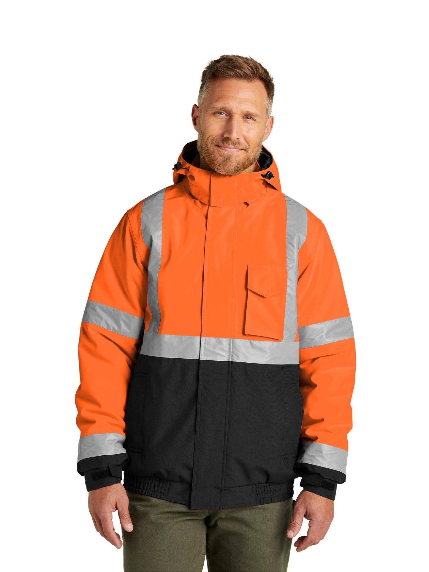 VC151. CornerStone® ANSI 107 Class 3 Economy Waterproof Insulated Bomber Jacket