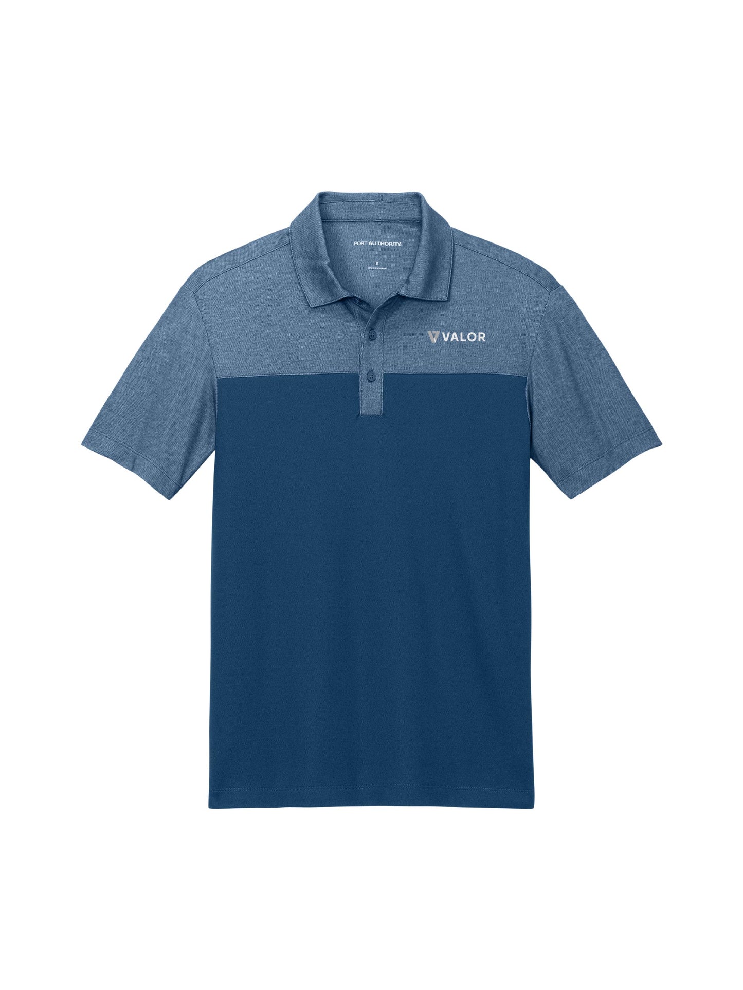 VC120. Port Authority® Fine Pique Blend Blocked Polo