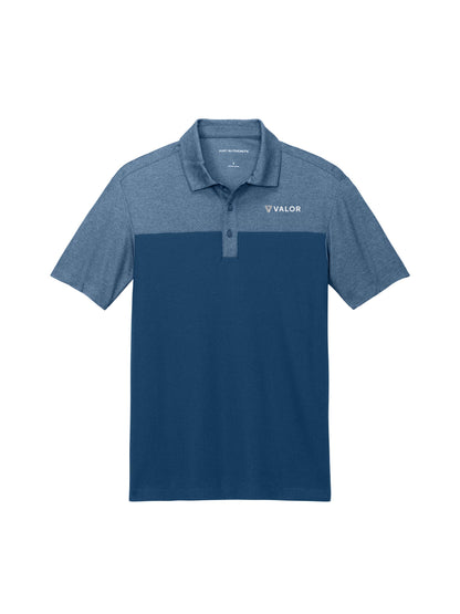 VC120. Port Authority® Fine Pique Blend Blocked Polo