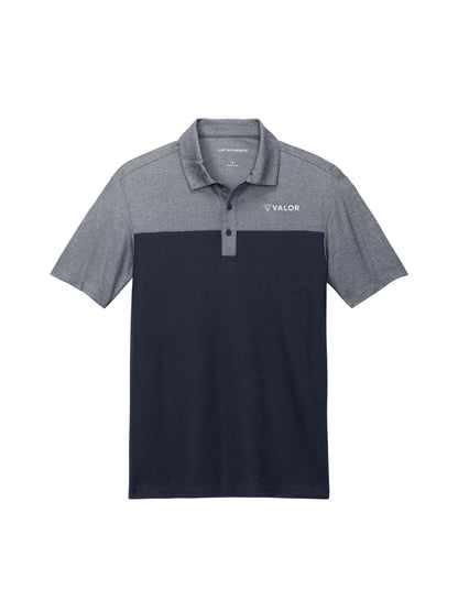 VC120. Port Authority® Fine Pique Blend Blocked Polo