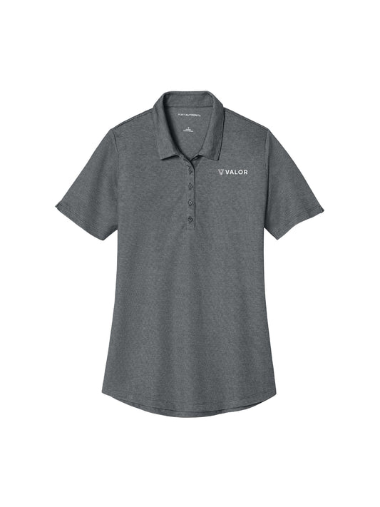 VC205. Port Authority® Women's Fine Pique Blend Polo