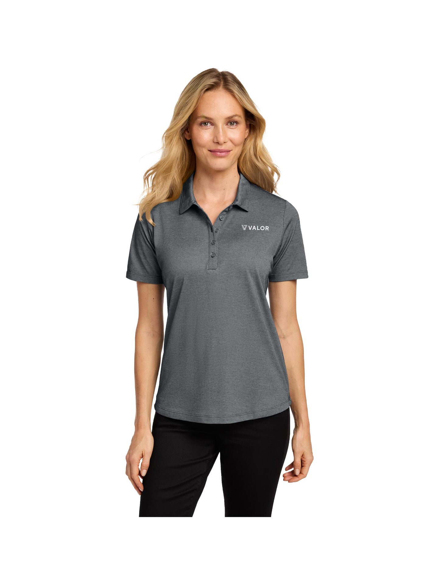VC205. Port Authority® Women's Fine Pique Blend Polo