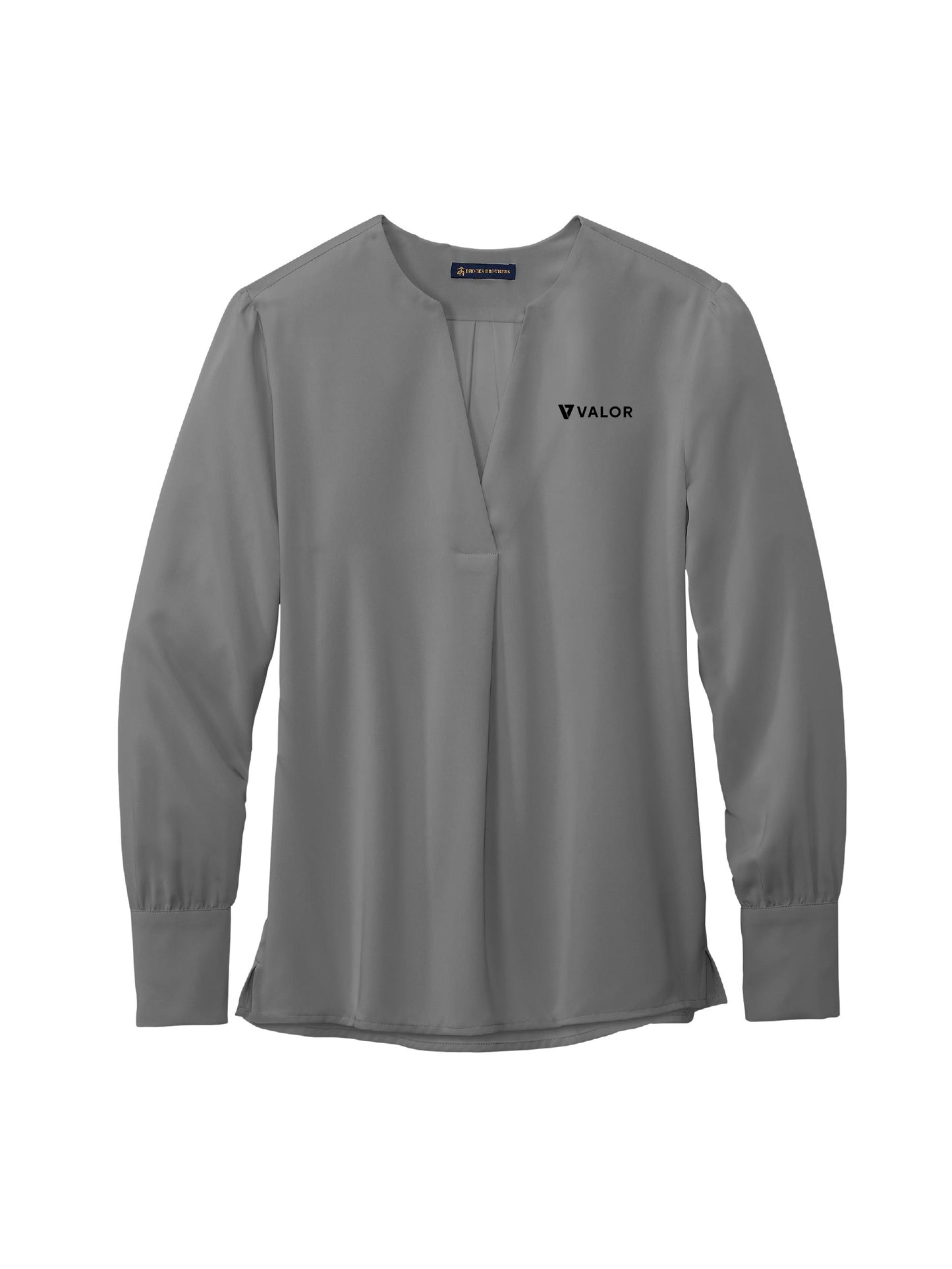 VC222. Brooks Brothers® Women’s Open-Neck Satin Blouse