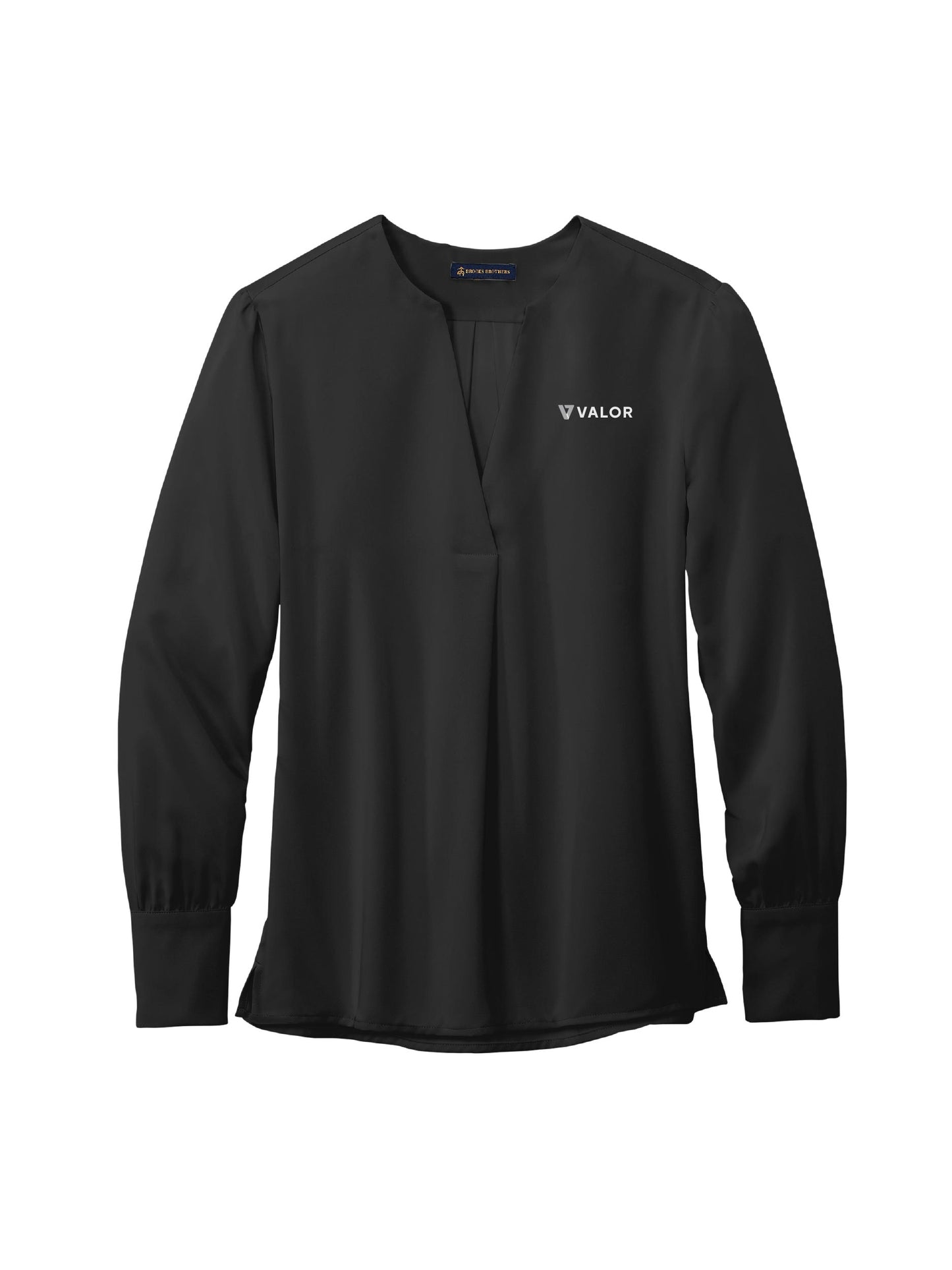 VC222. Brooks Brothers® Women’s Open-Neck Satin Blouse