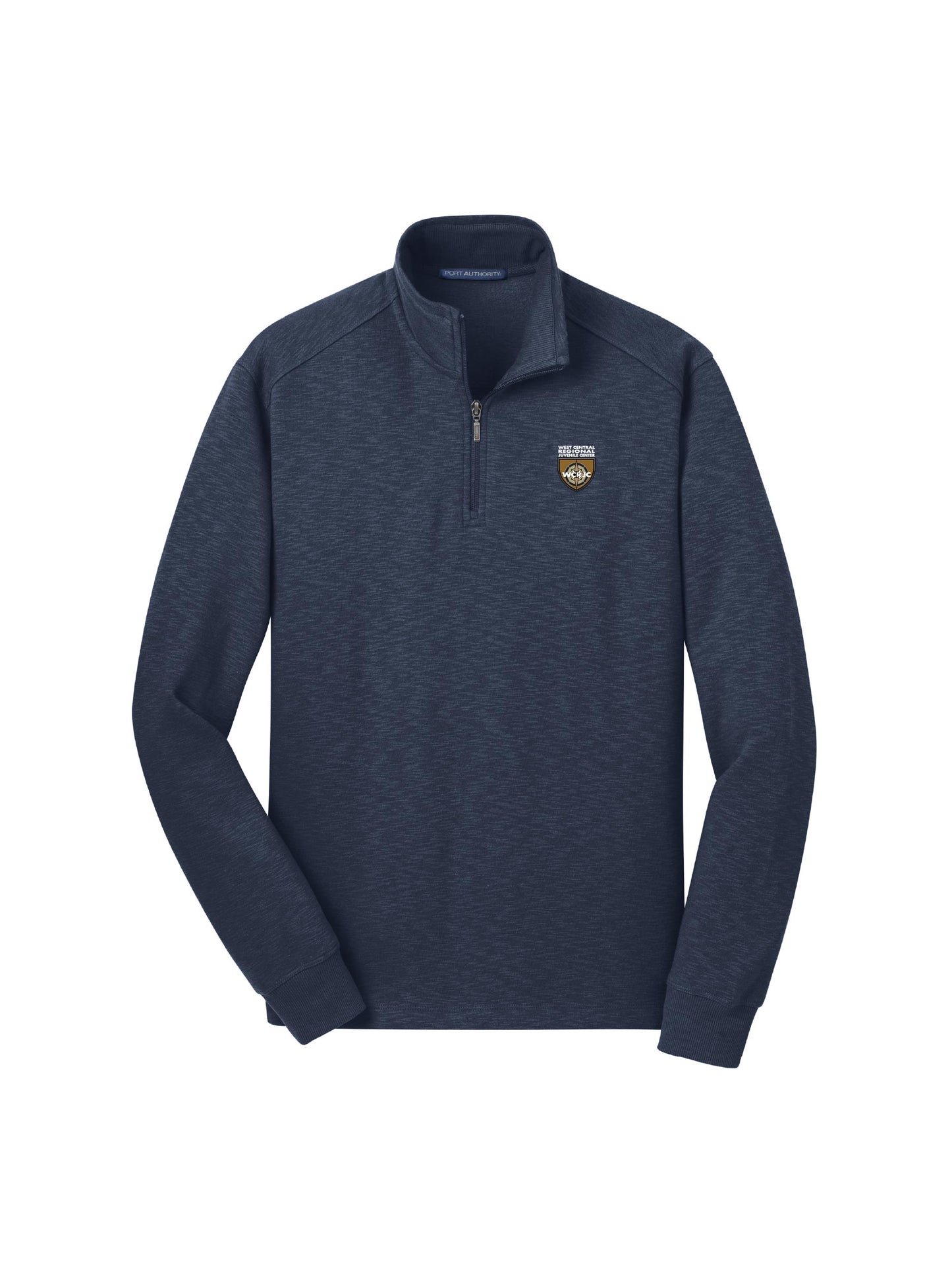 WRJ208. Port Authority Slub Fleece 1/4-Zip Pullover