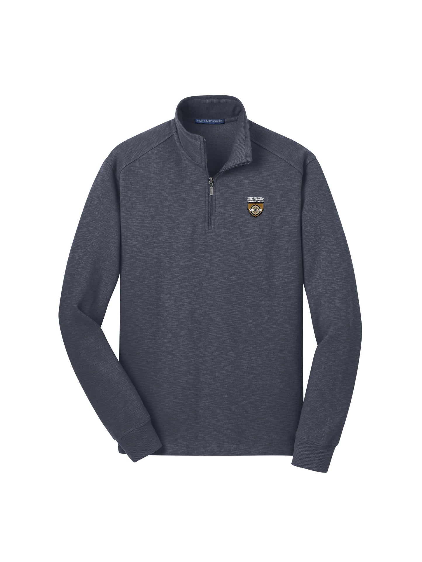 WRJ208. Port Authority Slub Fleece 1/4-Zip Pullover