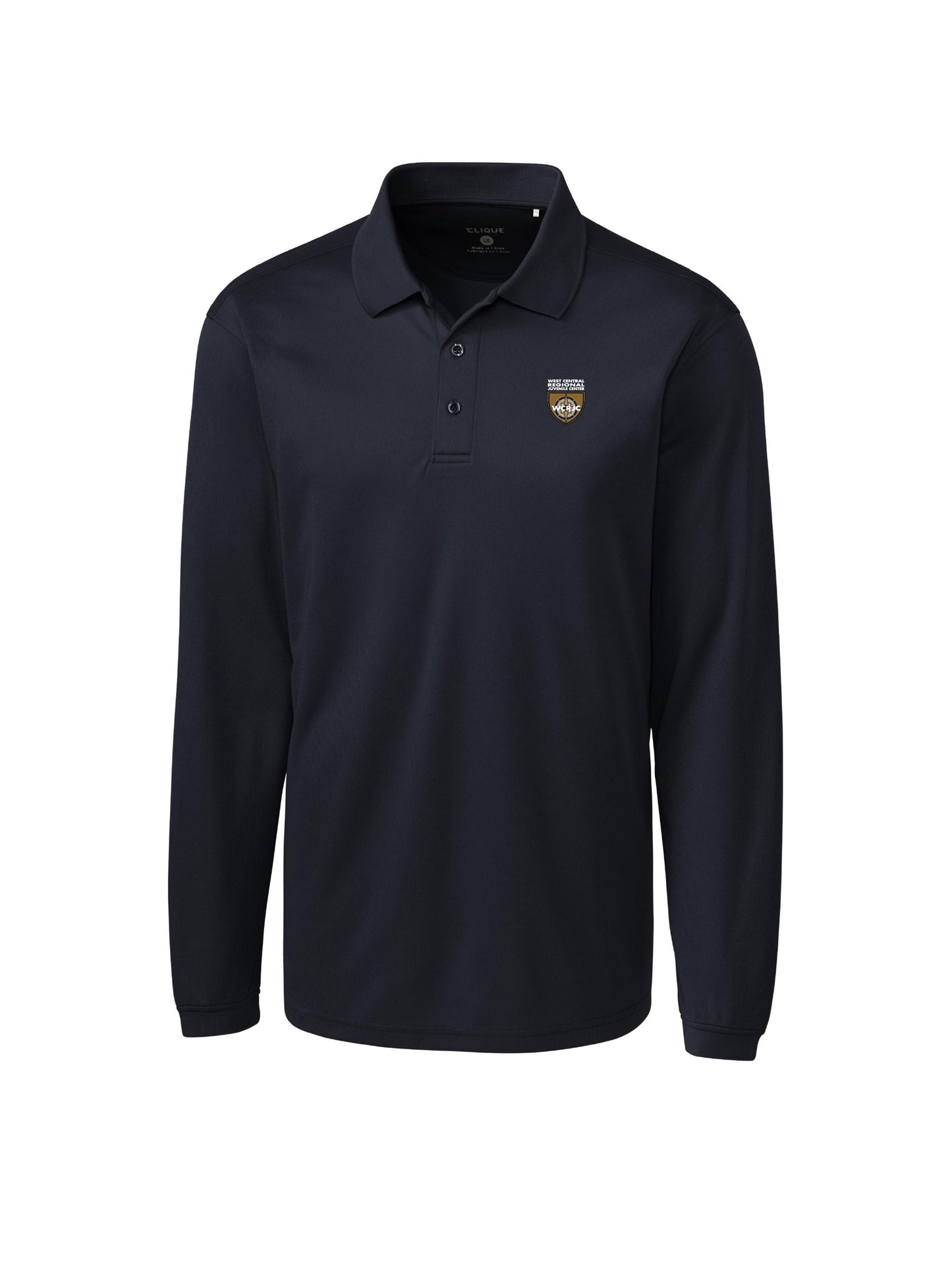 WRJ209. Clique Ice Pique Men's Long Sleeve Tech Polo