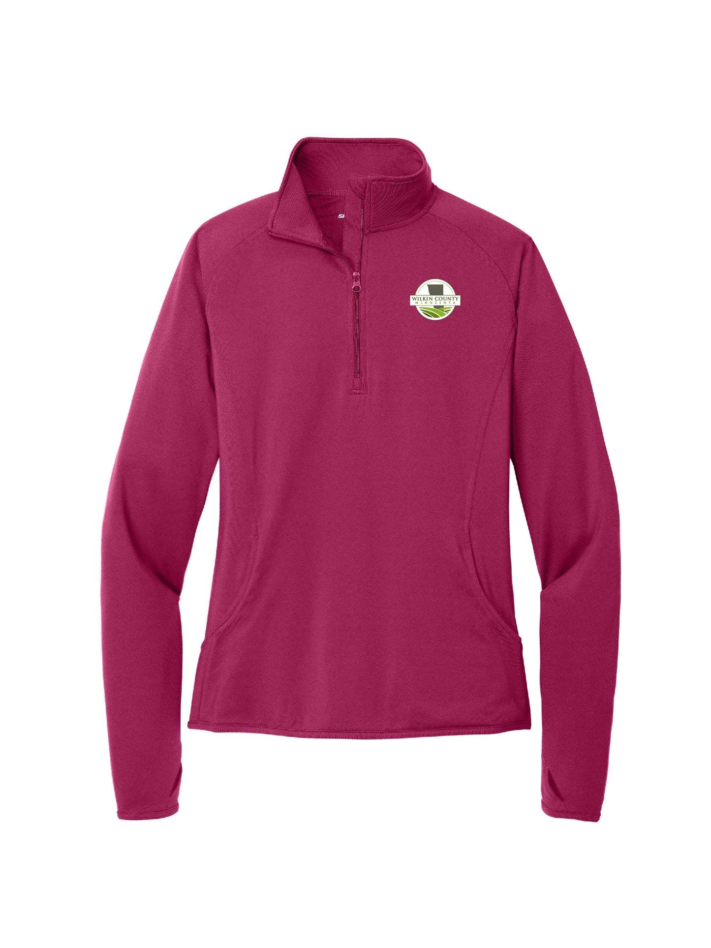 WC104. Women's Sport-Tek® Sport-Wick® Stretch 1/4-Zip Pullover