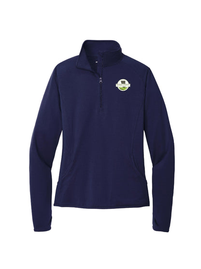 WC104. Women's Sport-Tek® Sport-Wick® Stretch 1/4-Zip Pullover