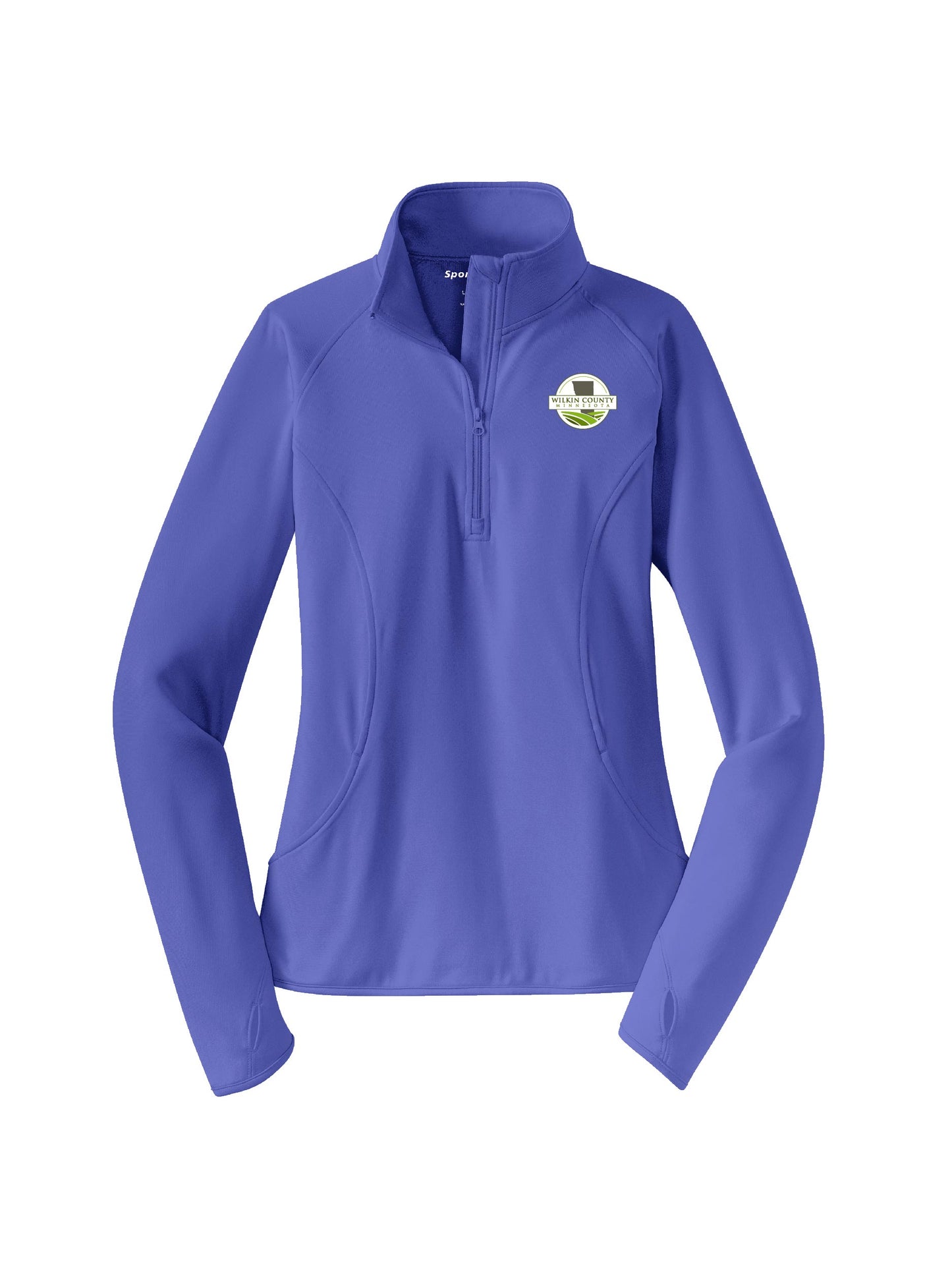 WC104. Women's Sport-Tek® Sport-Wick® Stretch 1/4-Zip Pullover