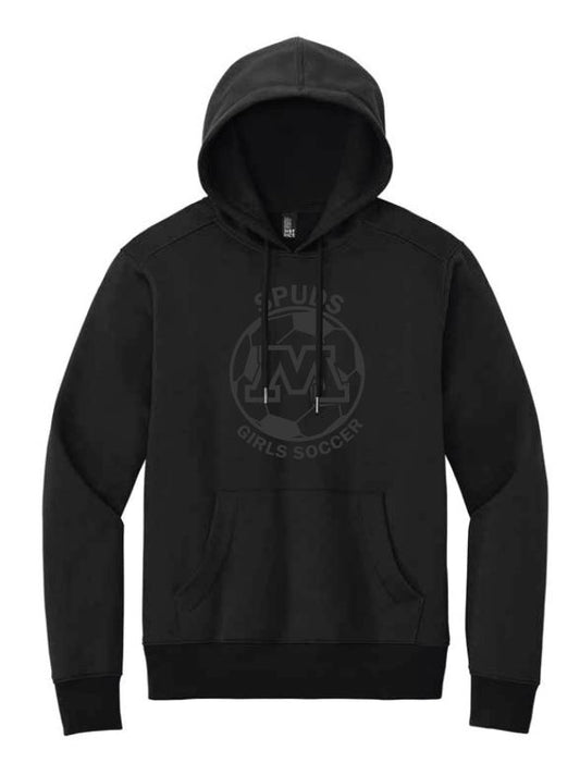 MS114. District Hooded Sweatshirt with 3D Embroidered Logo