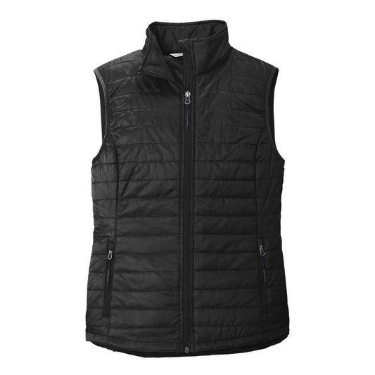 SLD100. Port Authority® Ladies Packable Puffy Vest