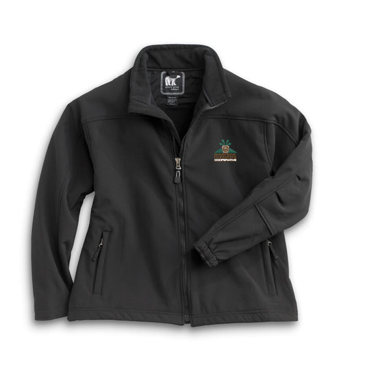 MNDK100. White Bear Ladies Soft Shell Jacket