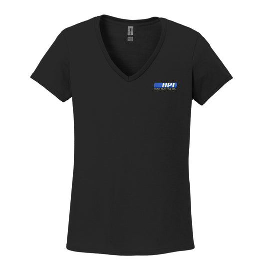 HPI100. Gildan® Ladies Heavy Cotton™ 100% Cotton V-Neck T-Shirt