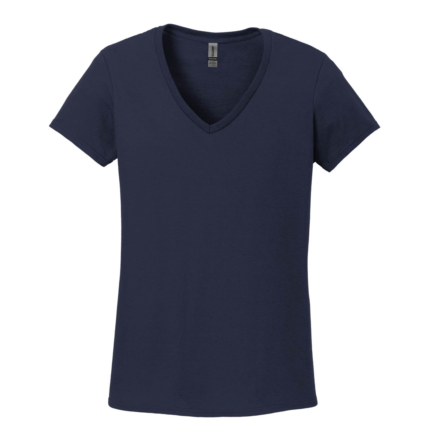 HPI100. Gildan® Ladies Heavy Cotton™ 100% Cotton V-Neck T-Shirt