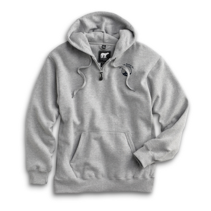 IBI402. White Bear Heavyweight Pullover Sweatshirt