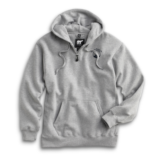 IBI402. White Bear Heavyweight Pullover Sweatshirt