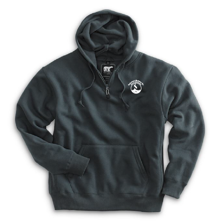 IBI402. White Bear Heavyweight Pullover Sweatshirt