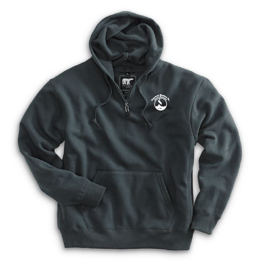 IBI402. White Bear Heavyweight Pullover Sweatshirt