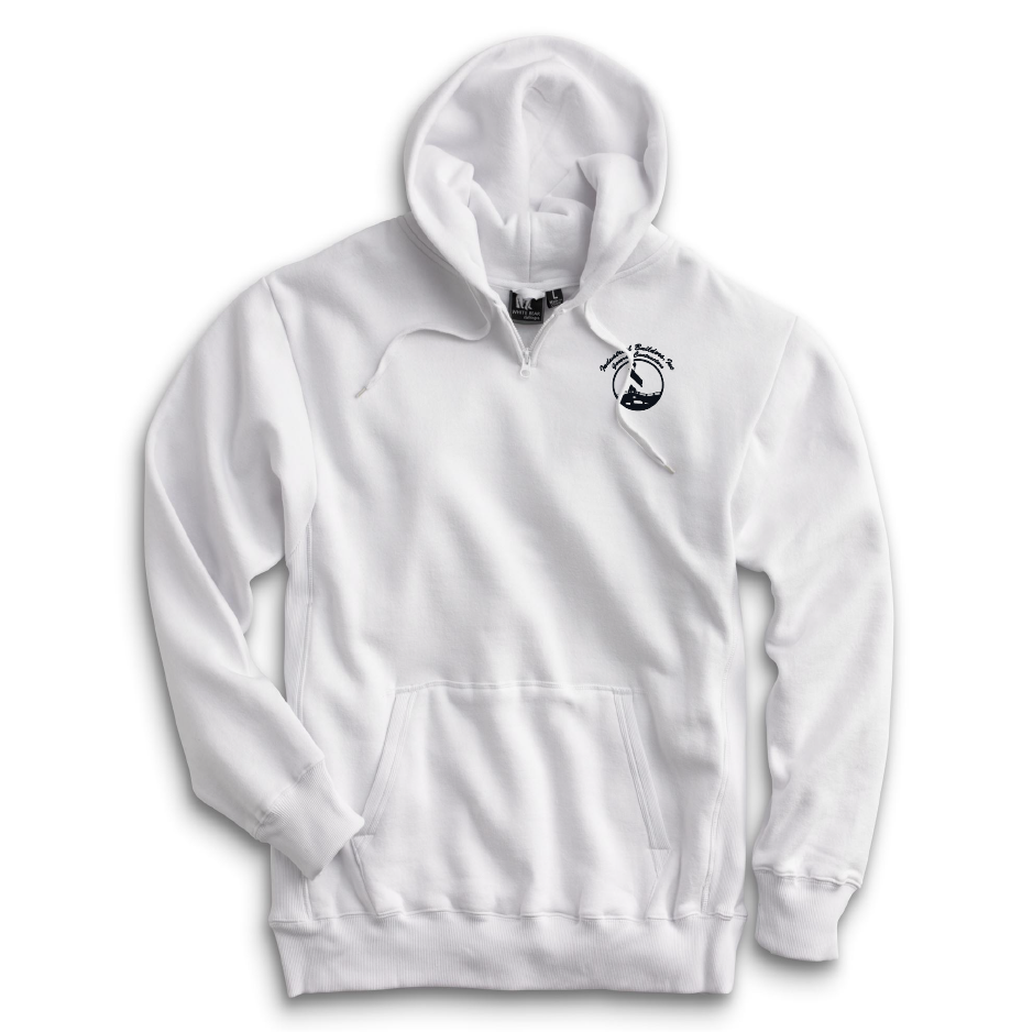 IBI402. White Bear Heavyweight Pullover Sweatshirt