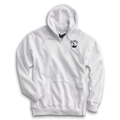 IBI402. White Bear Heavyweight Pullover Sweatshirt