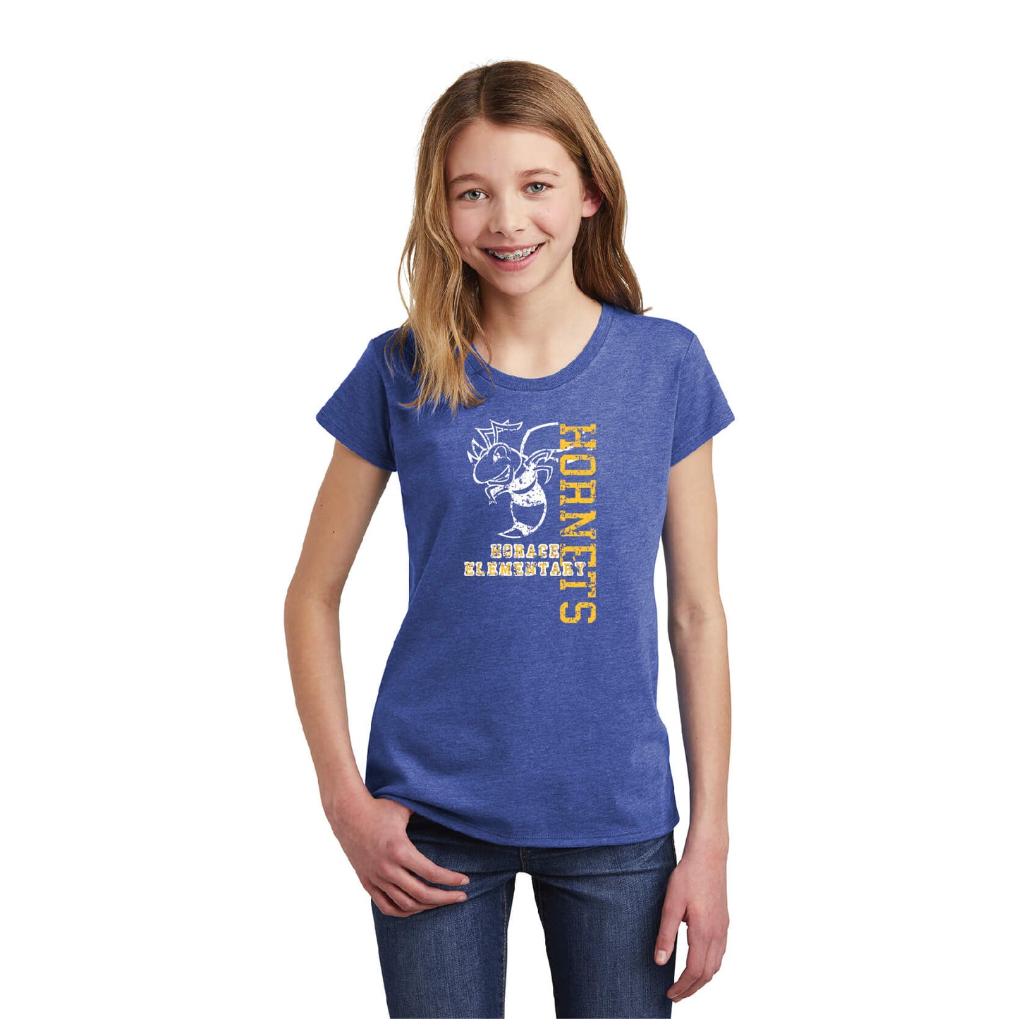 HE100. Girls' District® Very Important Tee®