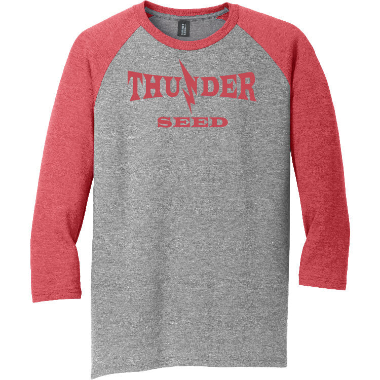 TSUS102. Men's Tri ¾ Sleece Raglan