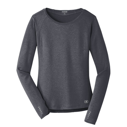 SST101. OGIO® ENDURANCE Ladies Long Sleeve Pulse Crew