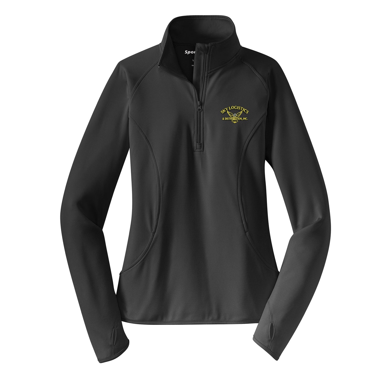 SLD102. Sport-Tek® Ladies Sport-Wick® Stretch 1/2-Zip Pullover.