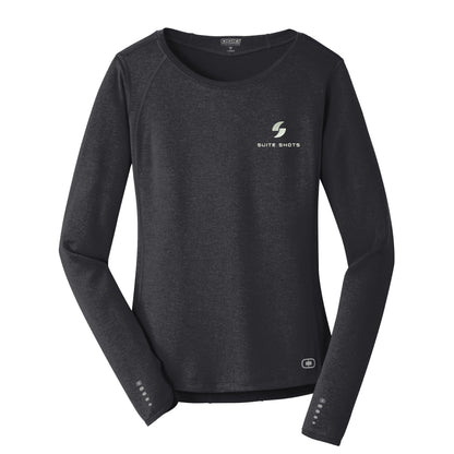 SST101. OGIO® ENDURANCE Ladies Long Sleeve Pulse Crew