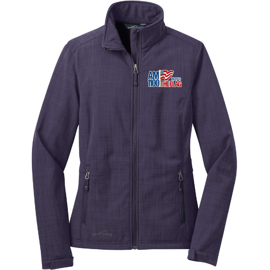 FLAG102. Women's Eddie Bauer® Shaded Crosshatch Soft Shell Jacket
