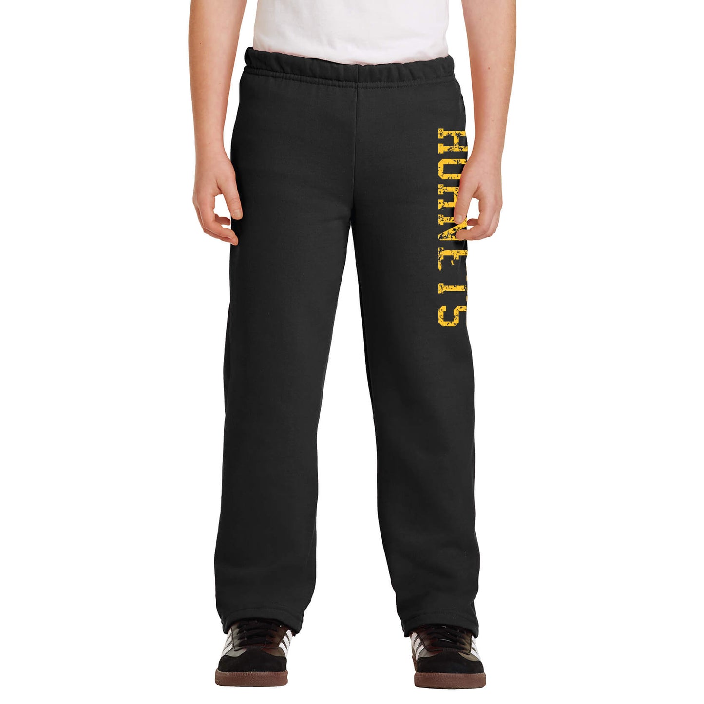 HE106. Youth Gildan® Heavy Blend™ Open Bottom Sweatpants