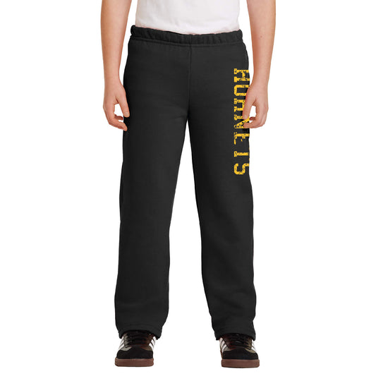HE106. Youth Gildan® Heavy Blend™ Open Bottom Sweatpants
