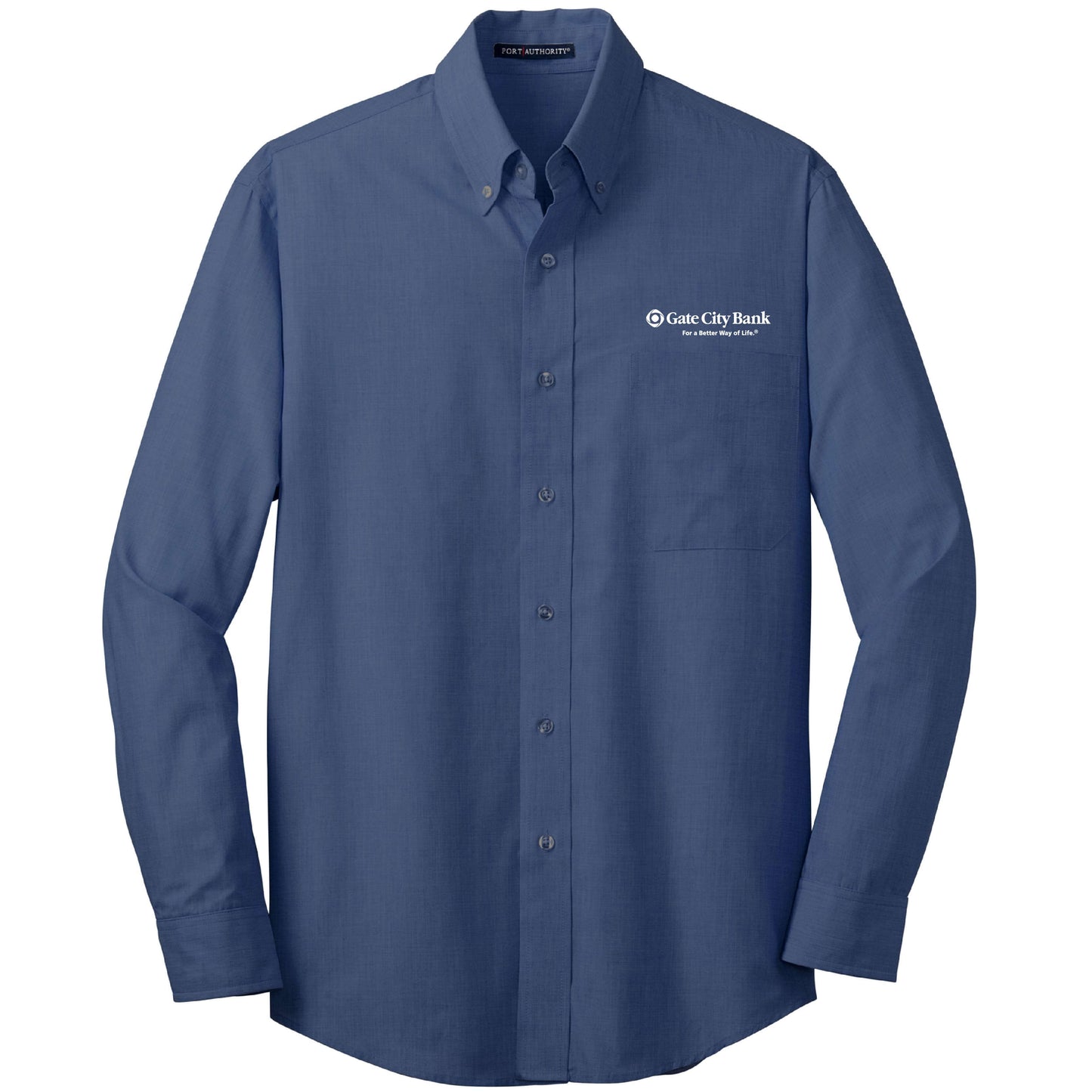 GC107. Men's Port Authority® Crosshatch Easy Care Shirt