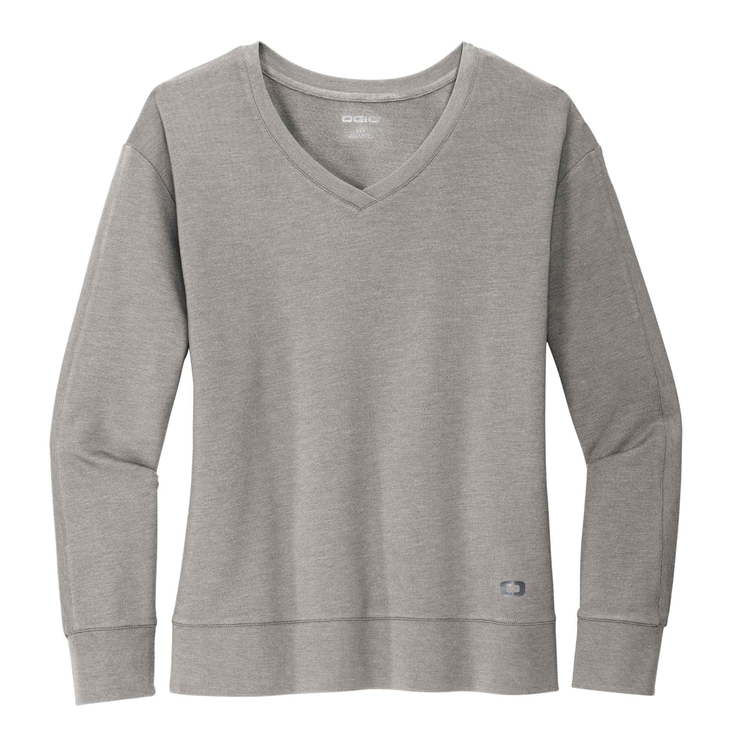SST109. OGIO® Ladies Luuma Flex Long Sleeve V-Neck