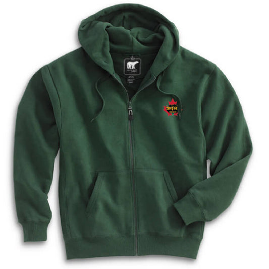 TSCA109. Men's Heavyweight Full-Zip Hoodie