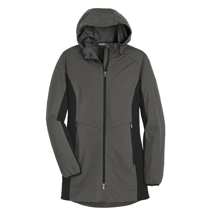SST106. Port Authority® Ladies Active Hooded Soft Shell Jacket