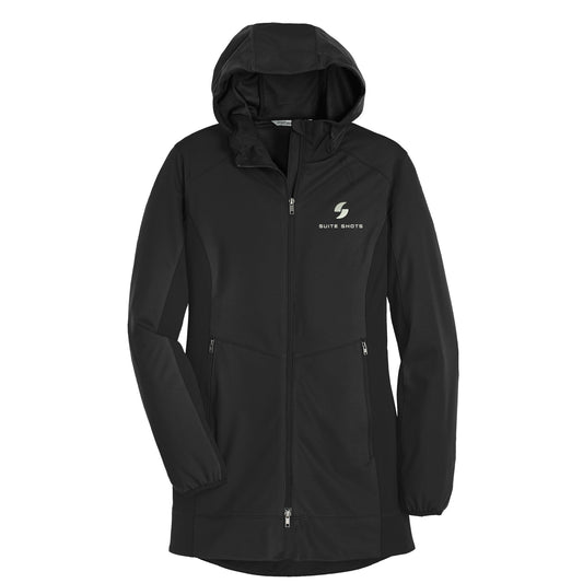 SST112. Port Authority® Ladies Active Hooded Soft Shell Jacket