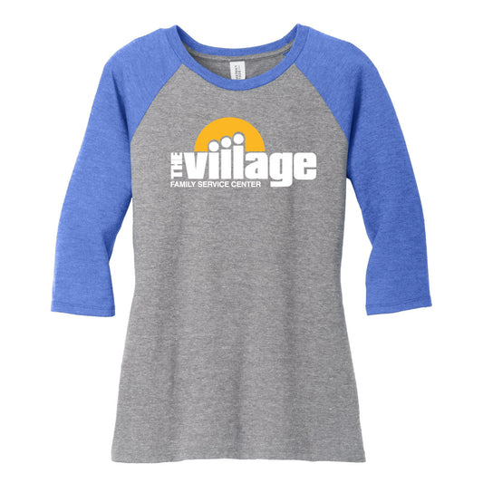 VFSC112. District ® Women’s Perfect Tri ® 3/4-Sleeve Raglan