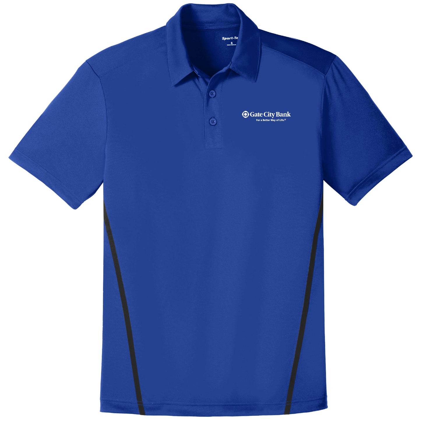 GC119. Men's Sport-Tek® Contrast PosiCharge® Tough Polo®