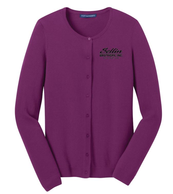 SBI205. Port Authority® Ladies Cardigan Sweater