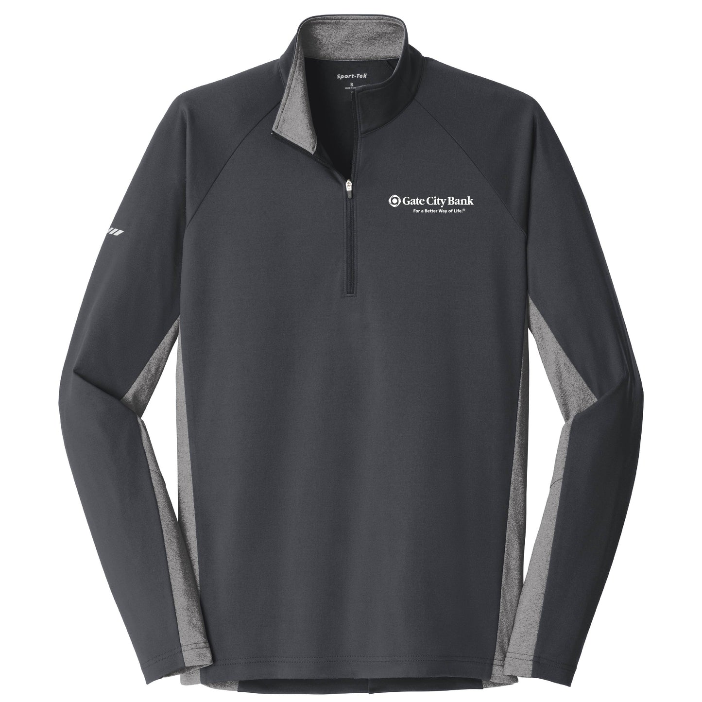 GC126. Men's Sport-Tek® Sport-Wick® Stretch Contrast 1/2-Zip Pullover