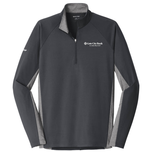 GC126. Men's Sport-Tek® Sport-Wick® Stretch Contrast 1/2-Zip Pullover