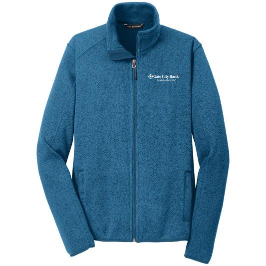 GC127. Port Authority® Sweater Fleece Jacket