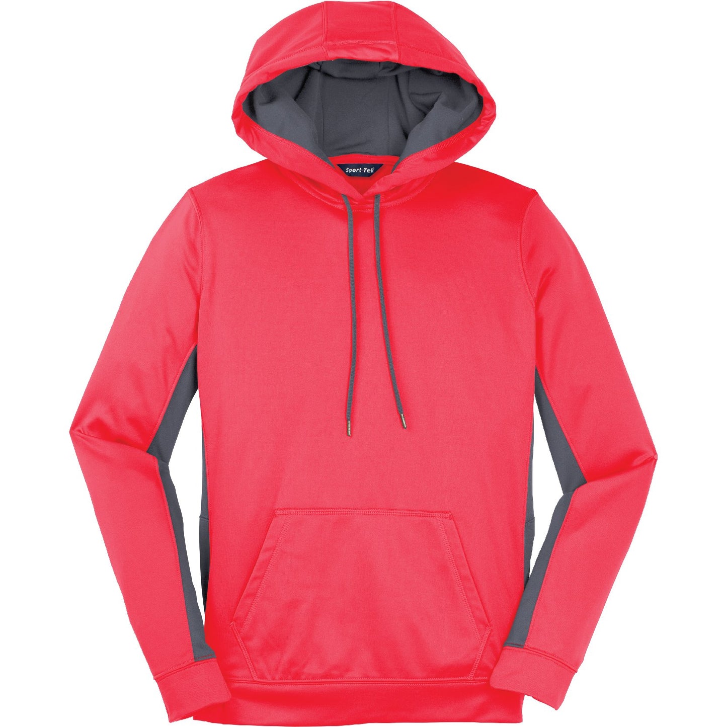 BYTE114. Women's Sport-Tek® Sport-Wick® Fleece Colorblock Hooded Pullover