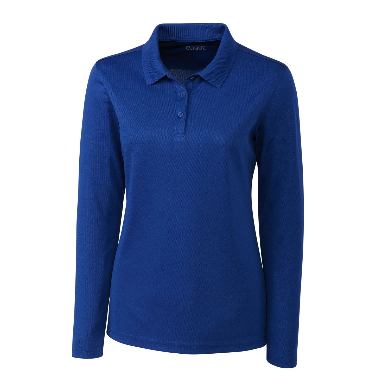 SST104. Clique Spin Eco Performance Pique Long Sleeve Womens Polo