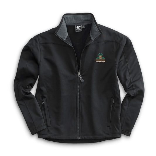 MNDK200. White Bear Men's Soft Shell Jacket